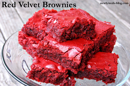 red velvet brownies
