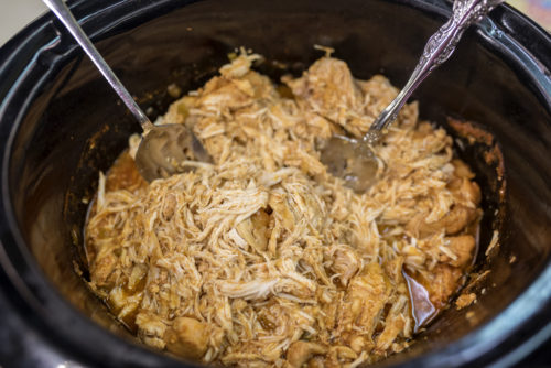 shredded chicken taco meat